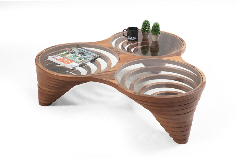 003 Walnut Coffee Table [ETA: 3/15] - Lara FurnitureCoffee Table