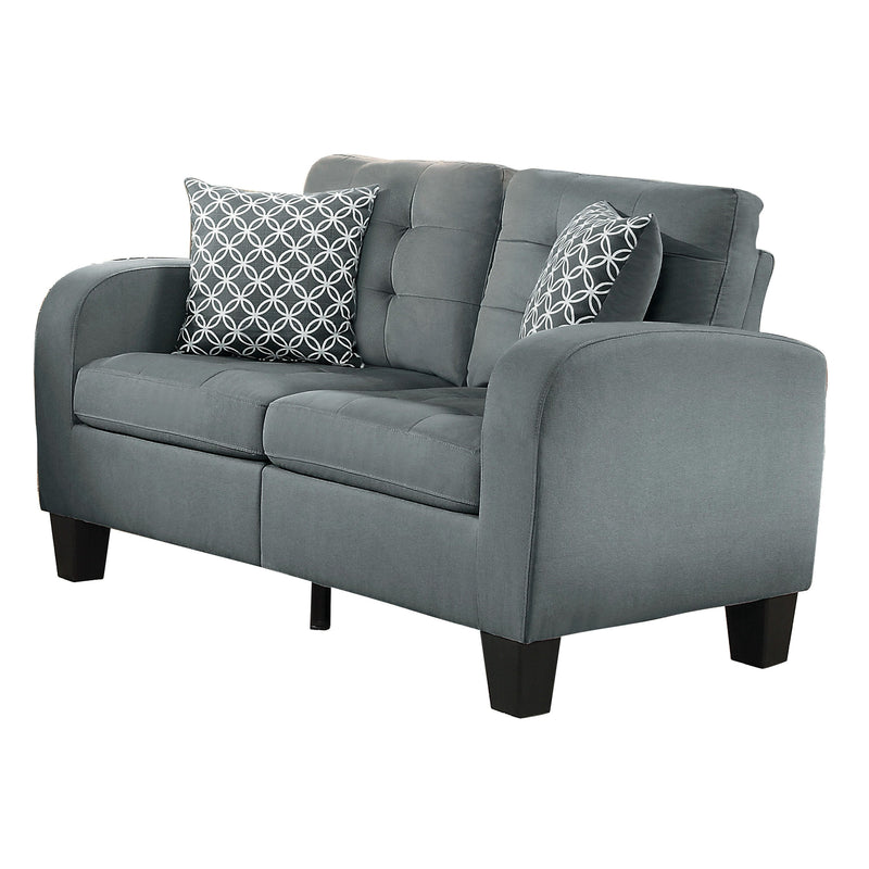 Sinclair Gray Living Room Set - Lara FurnitureLiving Room Set