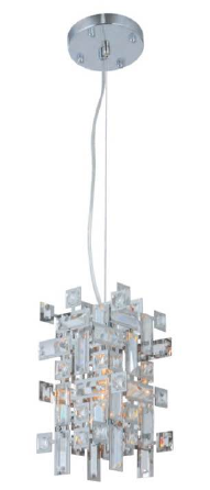 01PEN4CH 4.5" X 12" CHROME ORAN PENDANT - 210000006580