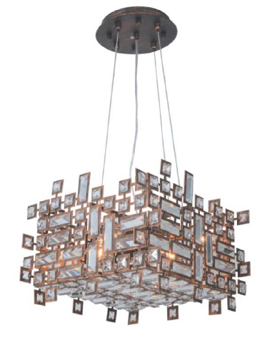 01SQR17BR 16.6" X 9.5" BRONZE ORAN SQUARE - 210000004290