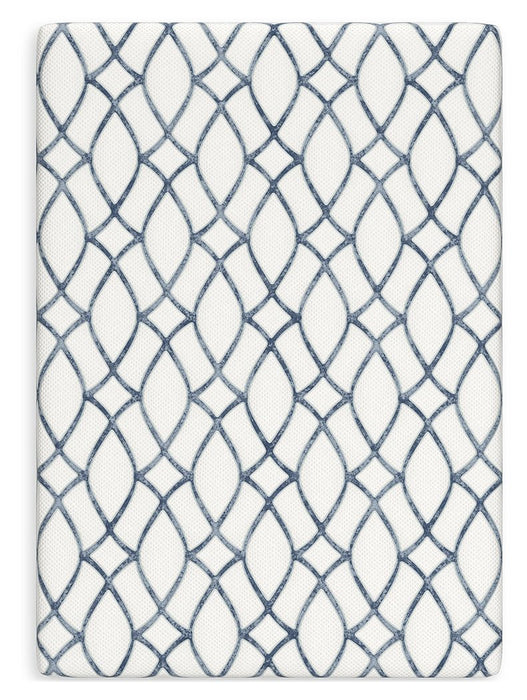 10 Inch Chime Elite 2.0 White/Blue Full Mattress - M42521