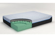 10 Inch Chime Elite White/Blue Full Memory Foam Mattress in a box - M67321 - Lara Furniture