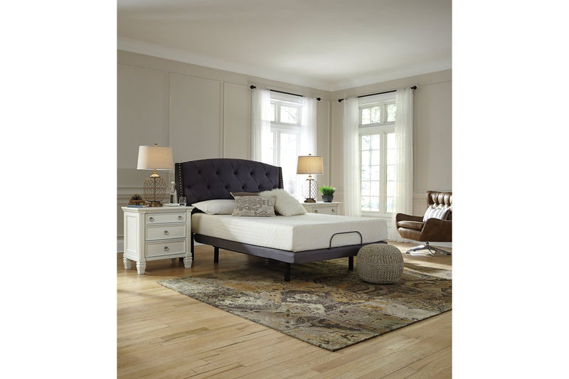 10 Inch Chime Memory Foam White Queen Mattress in a Box - Gate FurnitureQueen Mattress