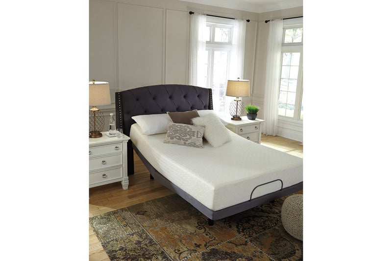 10 Inch Chime Memory Foam White Queen Mattress in a Box - Gate FurnitureQueen Mattress