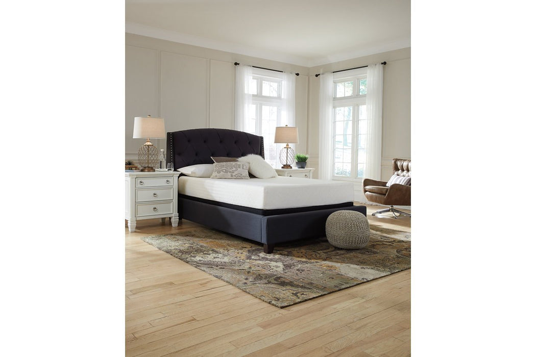 10 Inch Chime Memory Foam White Queen Mattress in a Box - Gate FurnitureQueen Mattress