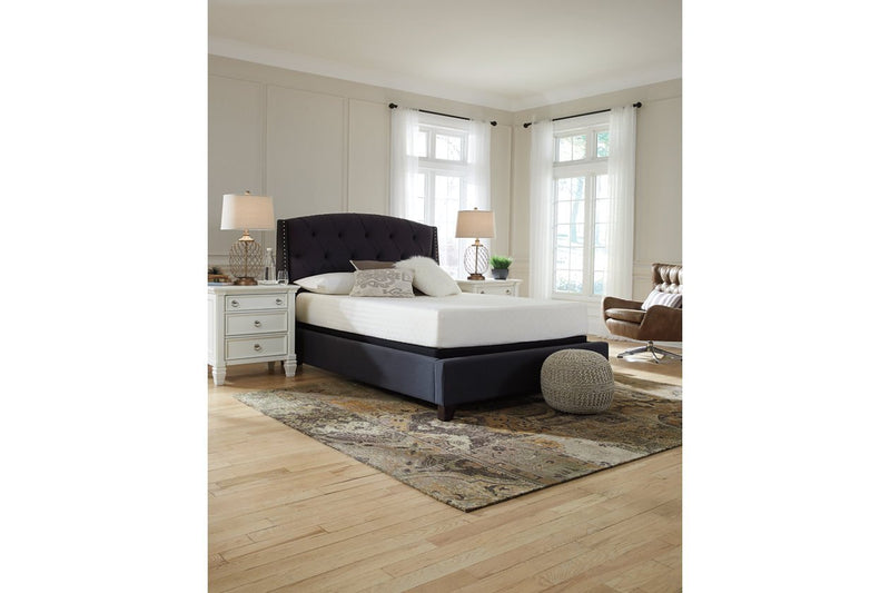 10 Inch Chime Memory Foam White Queen Mattress in a Box - Lara FurnitureQueen Mattress