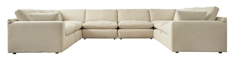 Elyza Linen 8 - Piece Chaise Sectional - Lara FurnitureSectional