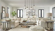 Elyza Linen 8 - Piece Chaise Sectional - Lara FurnitureSectional
