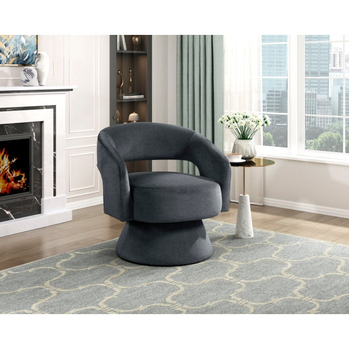 1003DGY-1 Swivel Chair - 1003DGY-1