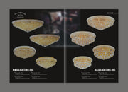 1006F-OV 22X36 CHROME CHANDELIER FLUSH WITH LED COLOR CHANGE (CB231)(FO272) - 210000000127