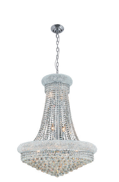 1006W30G 32 X 36  CHROME BAGEL STYLE CHANDELIER - 210000004168
