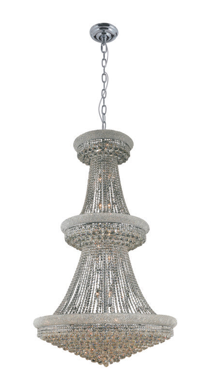 1006W42C 42 X 72 CHROME BAGEL STYLE CHANDELIER - 210000004158