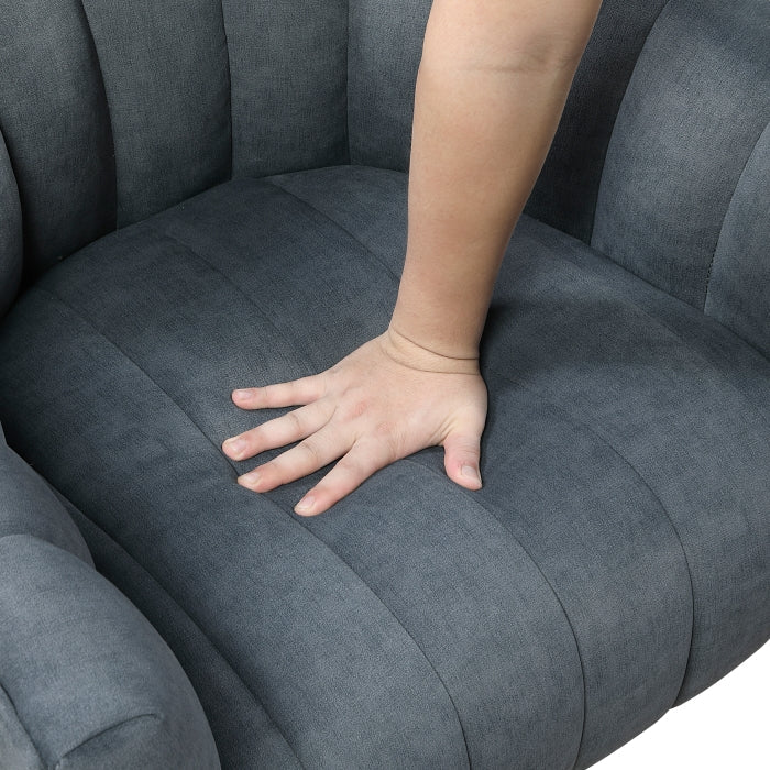 1025DGY-1 Swivel Chair - 1025DGY-1