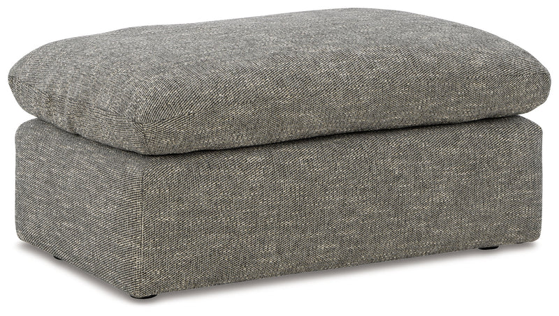 Dramatic Chair and Ottoman in Granite from Ashley - Lara Furniture
