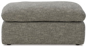 Dramatic Chair and Ottoman in Granite from Ashley - Lara Furniture
