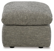 Dramatic Chair and Ottoman in Granite from Ashley - Lara Furniture