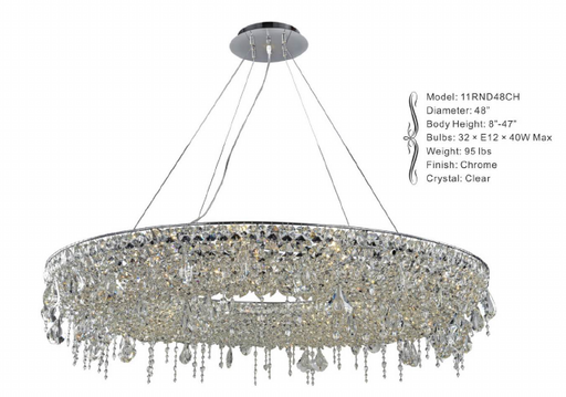 11RND48CH 48" X 8" ARTIC ICE CHROME ROUND - 210000003700