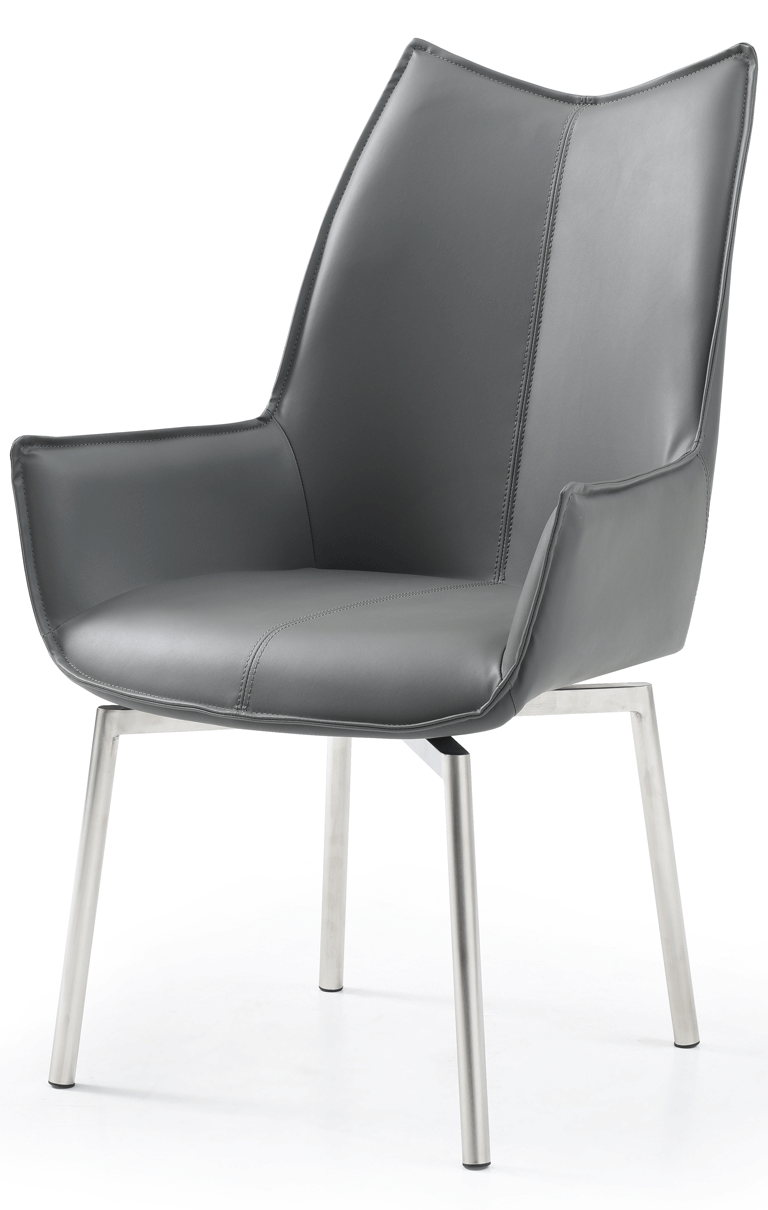 1218 Swivel Dining Chair Dark Grey - i44160