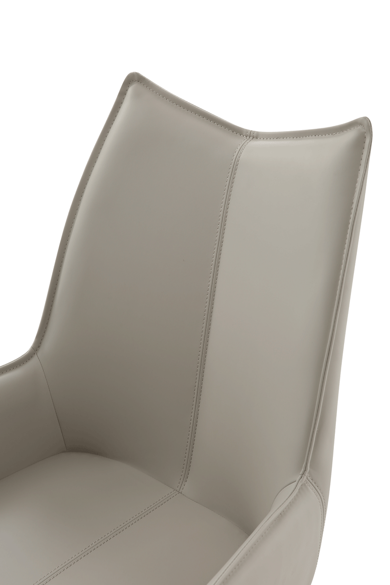 1218 Swivel Dining Chair Grey Taupe - Lara FurnitureDining Chair