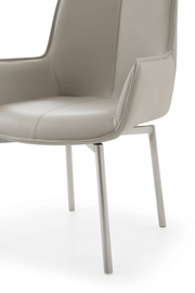 1218 Swivel Dining Chair Grey Taupe - Lara FurnitureDining Chair