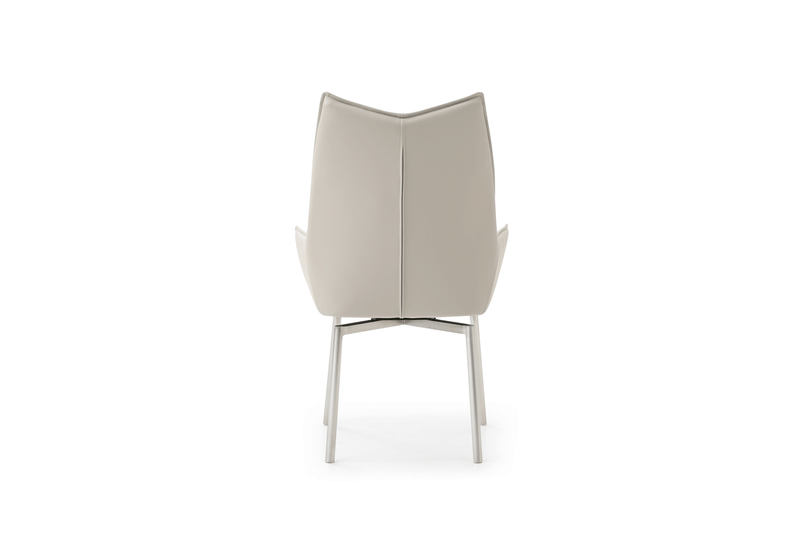 1218 Swivel Dining Chair Grey Taupe - Lara FurnitureDining Chair