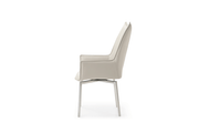 1218 Swivel Dining Chair Grey Taupe - Lara FurnitureDining Chair