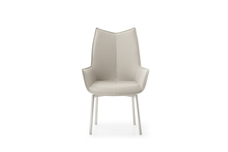 1218 Swivel Dining Chair Grey Taupe - Lara FurnitureDining Chair