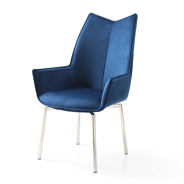 1218 Swivel Dining Chair Navy Blue - i37517