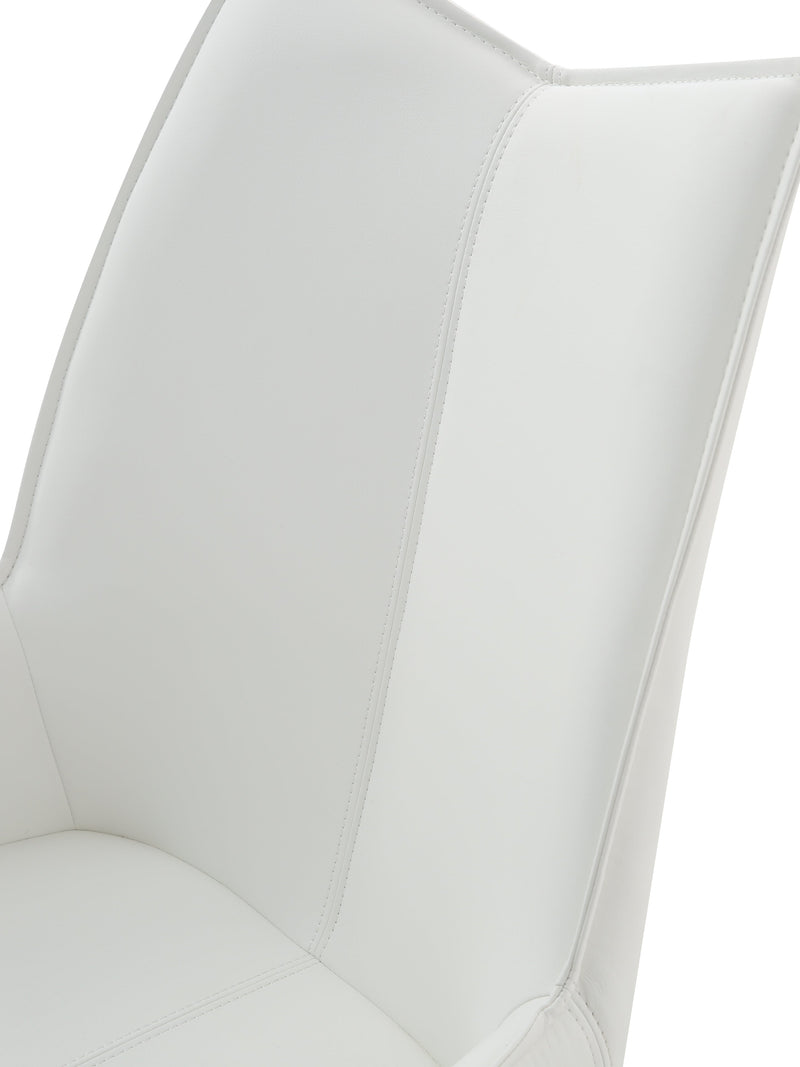 1218 Swivel Dining Chair White - Lara FurnitureDining Chair