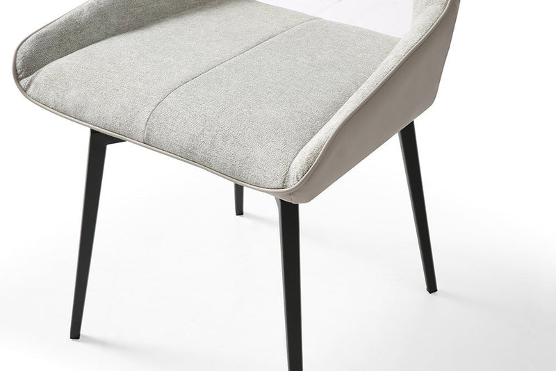 1239 Swivel Dining Chair Beige - Lara FurnitureDining Chair
