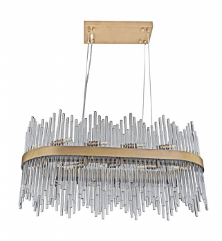12OVL32PT 32" X 14" MUNICH ANTIQUE GOLD OVAL - 210000006566