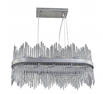 12OVL32PT 32" X 14" MUNICH PEWTER OVAL - 210000006556