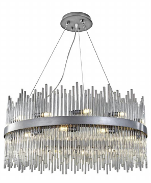 12RND32PT 32" X 14" MUNICH PEWTER ROUND - 210000006548
