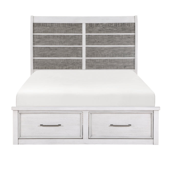 1303K-1CK* (3) California King Platform Bed with Footboard Storage - 1303K-1CK*