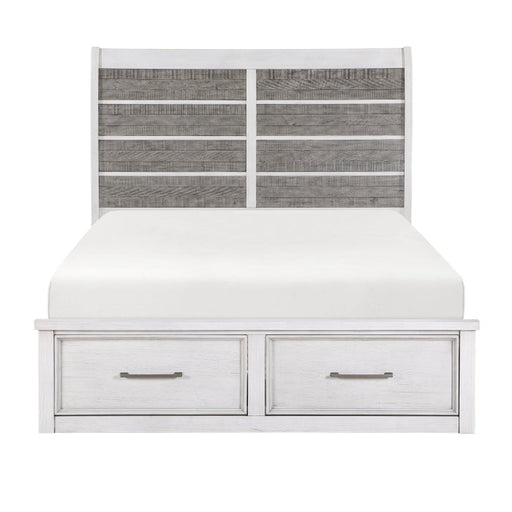 1303K-1CK* (3) California King Platform Bed with Footboard Storage - 1303K-1CK*
