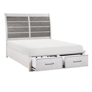 1303K-1CK* (3) California King Platform Bed with Footboard Storage - 1303K-1CK*