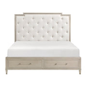1312K-1EK* (3) Eastern King Platform Bed with Footboard Storage - 1312K-1EK*