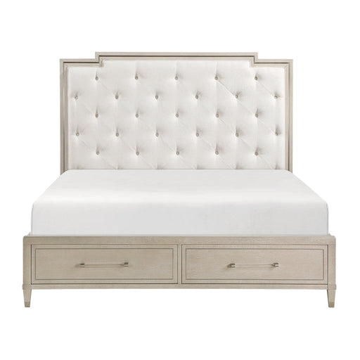 1312K-1EK* (3) Eastern King Platform Bed with Footboard Storage - 1312K-1EK*