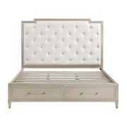 1312K-1EK* (3) Eastern King Platform Bed with Footboard Storage - 1312K-1EK*