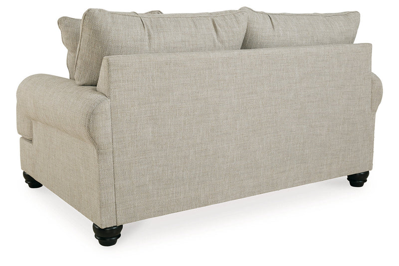 Asanti Fog Sofa, Loveseat and Ottoman -  Ashley - Lara Furniture