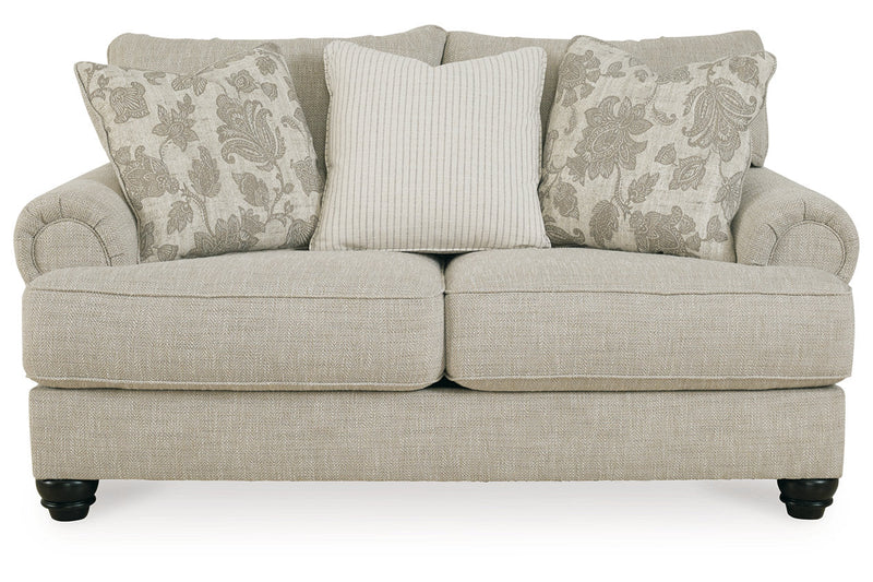 Asanti Fog Sofa, Loveseat and Ottoman -  Ashley - Lara Furniture
