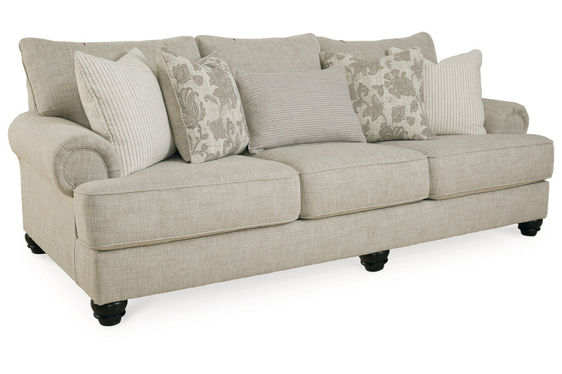 Asanti Fog Sofa, Loveseat and Ottoman -  Ashley - Lara Furniture