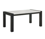 Jules Black/Light Gray Faux Marble Dining Table from Crown Mark - Lara Furniture