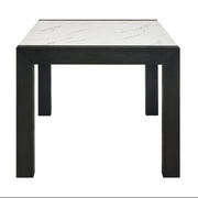Jules Black/Light Gray Faux Marble Dining Table from Crown Mark - Lara Furniture