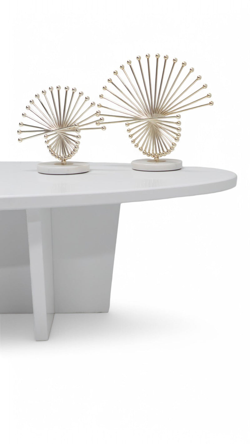 133 White Coffee Table - 133WHITE-COF