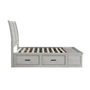 1337-1* (3) Queen Platform Bed with Storage Footboard and Side Rails - 1337-1*
