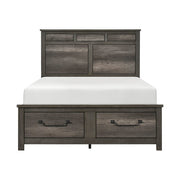 1342K-1EK* (3) Eastern King Platform Bed with Footboard Storage - 1342K-1EK*