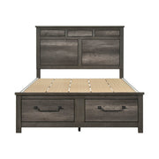 1342K-1EK* (3) Eastern King Platform Bed with Footboard Storage - 1342K-1EK*