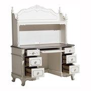 1386NW-10* (2) Writing Desk with Hutch - 1386NW-10*