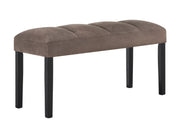 Vega Black/Brown Faux Marble Dining Set from Crown Mark - Lara Furniture